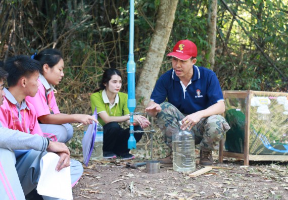 ภาพกิจกรรม คณะวิทยาศาสตร์และเทคโนโลยี จัดโครงการ ECY-CAMP (Environmental Conservation Youth Camp)“ค่ายพัฒนาศักยภาพการเรียนรู้ของนักเรียนด้านวิทยาศาสตร์และสิ่งแวดล้อม