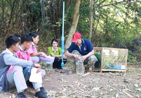 ภาพกิจกรรม คณะวิทยาศาสตร์และเทคโนโลยี จัดโครงการ ECY-CAMP (Environmental Conservation Youth Camp)“ค่ายพัฒนาศักยภาพการเรียนรู้ของนักเรียนด้านวิทยาศาสตร์และสิ่งแวดล้อม