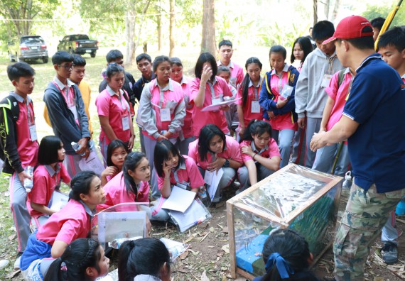 ภาพกิจกรรม คณะวิทยาศาสตร์และเทคโนโลยี จัดโครงการ ECY-CAMP (Environmental Conservation Youth Camp)“ค่ายพัฒนาศักยภาพการเรียนรู้ของนักเรียนด้านวิทยาศาสตร์และสิ่งแวดล้อม