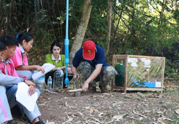 ภาพกิจกรรม คณะวิทยาศาสตร์และเทคโนโลยี จัดโครงการ ECY-CAMP (Environmental Conservation Youth Camp)“ค่ายพัฒนาศักยภาพการเรียนรู้ของนักเรียนด้านวิทยาศาสตร์และสิ่งแวดล้อม