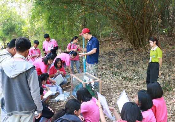 ภาพกิจกรรม คณะวิทยาศาสตร์และเทคโนโลยี จัดโครงการ ECY-CAMP (Environmental Conservation Youth Camp)“ค่ายพัฒนาศักยภาพการเรียนรู้ของนักเรียนด้านวิทยาศาสตร์และสิ่งแวดล้อม