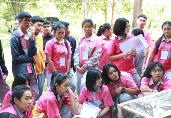 ภาพกิจกรรม คณะวิทยาศาสตร์และเทคโนโลยี จัดโครงการ ECY-CAMP (Environmental Conservation Youth Camp)“ค่ายพัฒนาศักยภาพการเรียนรู้ของนักเรียนด้านวิทยาศาสตร์และสิ่งแวดล้อม