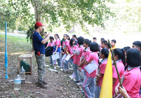 ภาพกิจกรรม คณะวิทยาศาสตร์และเทคโนโลยี จัดโครงการ ECY-CAMP (Environmental Conservation Youth Camp)“ค่ายพัฒนาศักยภาพการเรียนรู้ของนักเรียนด้านวิทยาศาสตร์และสิ่งแวดล้อม