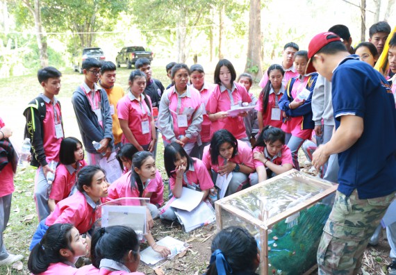 ภาพกิจกรรม คณะวิทยาศาสตร์และเทคโนโลยี จัดโครงการ ECY-CAMP (Environmental Conservation Youth Camp)“ค่ายพัฒนาศักยภาพการเรียนรู้ของนักเรียนด้านวิทยาศาสตร์และสิ่งแวดล้อม