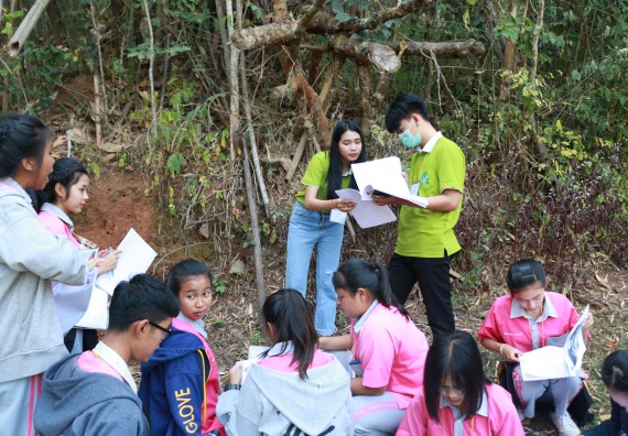 ภาพกิจกรรม คณะวิทยาศาสตร์และเทคโนโลยี จัดโครงการ ECY-CAMP (Environmental Conservation Youth Camp)“ค่ายพัฒนาศักยภาพการเรียนรู้ของนักเรียนด้านวิทยาศาสตร์และสิ่งแวดล้อม