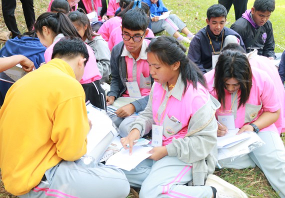 ภาพกิจกรรม คณะวิทยาศาสตร์และเทคโนโลยี จัดโครงการ ECY-CAMP (Environmental Conservation Youth Camp)“ค่ายพัฒนาศักยภาพการเรียนรู้ของนักเรียนด้านวิทยาศาสตร์และสิ่งแวดล้อม