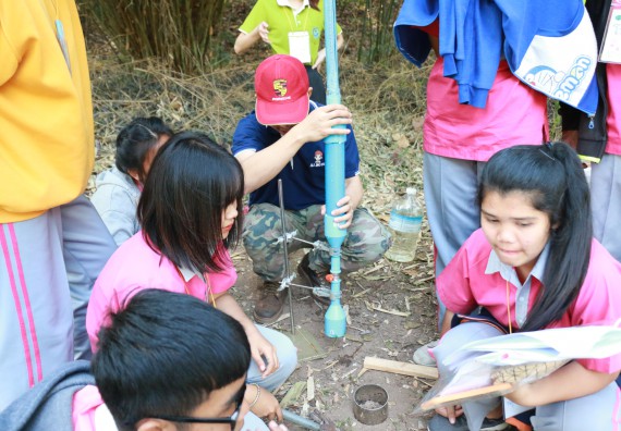 ภาพกิจกรรม คณะวิทยาศาสตร์และเทคโนโลยี จัดโครงการ ECY-CAMP (Environmental Conservation Youth Camp)“ค่ายพัฒนาศักยภาพการเรียนรู้ของนักเรียนด้านวิทยาศาสตร์และสิ่งแวดล้อม