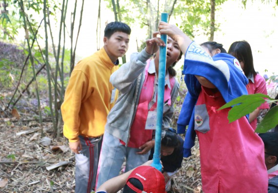 ภาพกิจกรรม คณะวิทยาศาสตร์และเทคโนโลยี จัดโครงการ ECY-CAMP (Environmental Conservation Youth Camp)“ค่ายพัฒนาศักยภาพการเรียนรู้ของนักเรียนด้านวิทยาศาสตร์และสิ่งแวดล้อม
