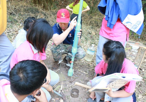 ภาพกิจกรรม คณะวิทยาศาสตร์และเทคโนโลยี จัดโครงการ ECY-CAMP (Environmental Conservation Youth Camp)“ค่ายพัฒนาศักยภาพการเรียนรู้ของนักเรียนด้านวิทยาศาสตร์และสิ่งแวดล้อม