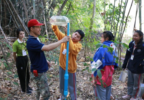 ภาพกิจกรรม คณะวิทยาศาสตร์และเทคโนโลยี จัดโครงการ ECY-CAMP (Environmental Conservation Youth Camp)“ค่ายพัฒนาศักยภาพการเรียนรู้ของนักเรียนด้านวิทยาศาสตร์และสิ่งแวดล้อม