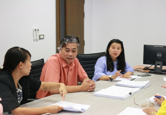 ภาพกิจกรรม คณะวิทยาศาสตร์และเทคโนโลยี จัดประชุมพิจารณาข้อเสนอโครงการวิจัย ประจำปีงบประมาณ 2563