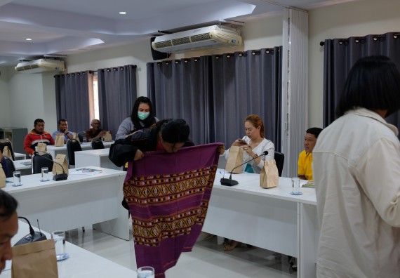 ภาพกิจกรรม คณะวิทยาศาสตร์และเทคโนโลยี จัดโครงการพัฒนาคุณภาพชีวิตและยกระดับรายได้ให้กับคนในชุมชนฐานรากคณะวิทยาศาสตร์และเทคโนโลยี