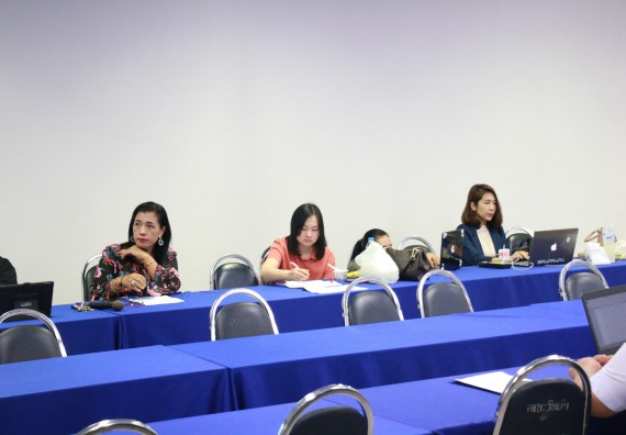 ภาพกิจกรรม โปรแกรมวิชาเคมี จัดกิจกรรมการนำเสนอผลงานวิทยานิพนธ์โปรแกรมวิชาเคมี ชั้นปีที่ 4