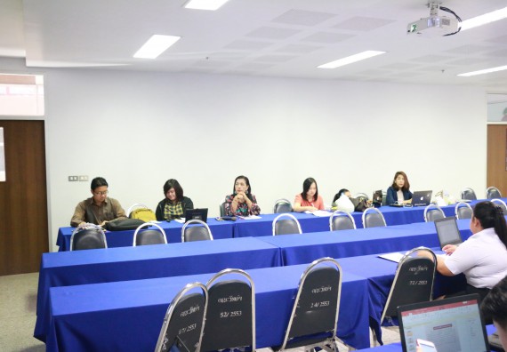 ภาพกิจกรรม โปรแกรมวิชาเคมี จัดกิจกรรมการนำเสนอผลงานวิทยานิพนธ์โปรแกรมวิชาเคมี ชั้นปีที่ 4