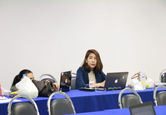 ภาพกิจกรรม โปรแกรมวิชาเคมี จัดกิจกรรมการนำเสนอผลงานวิทยานิพนธ์โปรแกรมวิชาเคมี ชั้นปีที่ 4