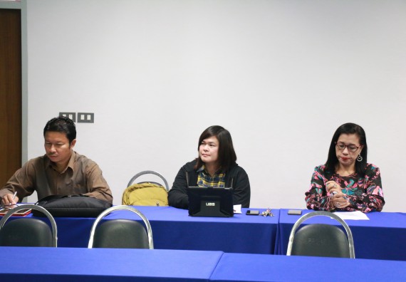 ภาพกิจกรรม โปรแกรมวิชาเคมี จัดกิจกรรมการนำเสนอผลงานวิทยานิพนธ์โปรแกรมวิชาเคมี ชั้นปีที่ 4