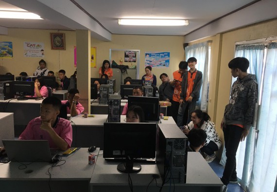 ภาพกิจกรรม โปรแกรมวิชาวิทยาการคอมพิวเตอร์ จัดโครงการอบรมเชิงปฏิบัติการด้านวิทยาการคอมพิวเตอร์