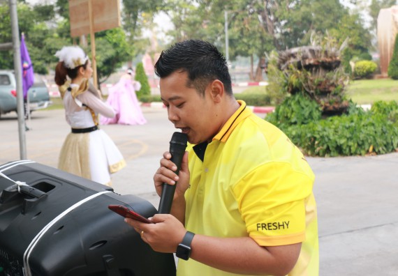 ภาพกิจกรรม  คณะวิทยาศาสตร์และเทคโนโลยี เข้าร่วมงานแข่งขันกีฬา SPORT DAY & NIGHT 