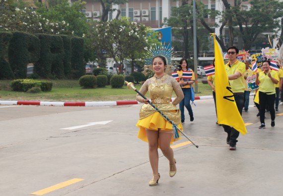 ภาพกิจกรรม  คณะวิทยาศาสตร์และเทคโนโลยี เข้าร่วมงานแข่งขันกีฬา SPORT DAY & NIGHT 
