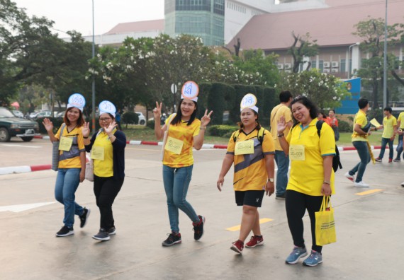 ภาพกิจกรรม  คณะวิทยาศาสตร์และเทคโนโลยี เข้าร่วมงานแข่งขันกีฬา SPORT DAY & NIGHT 