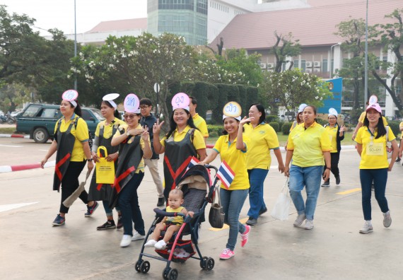 ภาพกิจกรรม  คณะวิทยาศาสตร์และเทคโนโลยี เข้าร่วมงานแข่งขันกีฬา SPORT DAY & NIGHT 