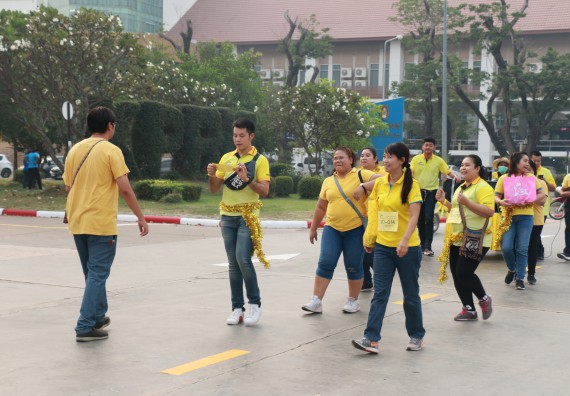 ภาพกิจกรรม  คณะวิทยาศาสตร์และเทคโนโลยี เข้าร่วมงานแข่งขันกีฬา SPORT DAY & NIGHT 
