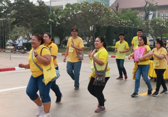 ภาพกิจกรรม  คณะวิทยาศาสตร์และเทคโนโลยี เข้าร่วมงานแข่งขันกีฬา SPORT DAY & NIGHT 