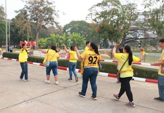 ภาพกิจกรรม  คณะวิทยาศาสตร์และเทคโนโลยี เข้าร่วมงานแข่งขันกีฬา SPORT DAY & NIGHT 