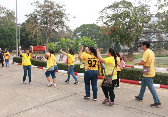 ภาพกิจกรรม  คณะวิทยาศาสตร์และเทคโนโลยี เข้าร่วมงานแข่งขันกีฬา SPORT DAY & NIGHT 