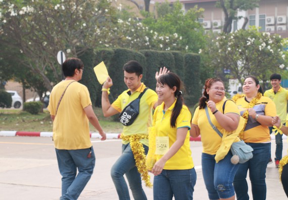 ภาพกิจกรรม  คณะวิทยาศาสตร์และเทคโนโลยี เข้าร่วมงานแข่งขันกีฬา SPORT DAY & NIGHT 
