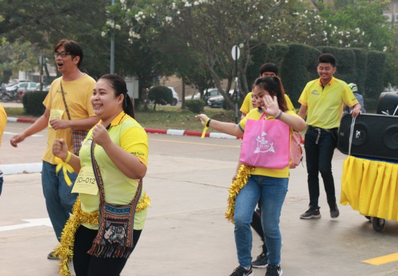 ภาพกิจกรรม  คณะวิทยาศาสตร์และเทคโนโลยี เข้าร่วมงานแข่งขันกีฬา SPORT DAY & NIGHT 