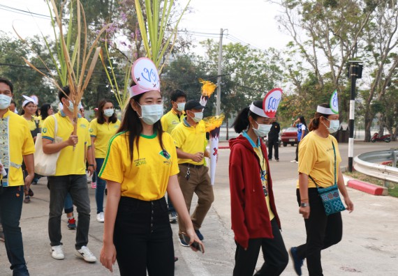 ภาพกิจกรรม  คณะวิทยาศาสตร์และเทคโนโลยี เข้าร่วมงานแข่งขันกีฬา SPORT DAY & NIGHT 
