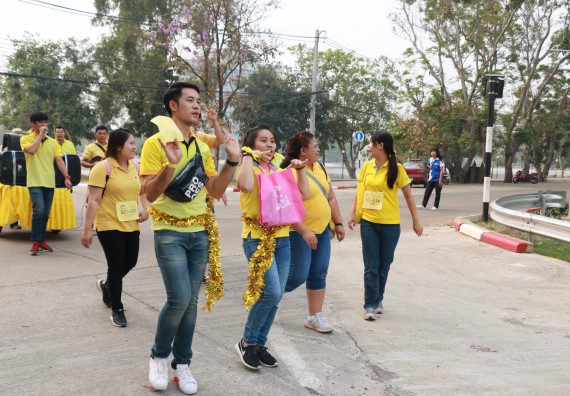 ภาพกิจกรรม  คณะวิทยาศาสตร์และเทคโนโลยี เข้าร่วมงานแข่งขันกีฬา SPORT DAY & NIGHT 