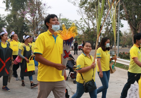 ภาพกิจกรรม  คณะวิทยาศาสตร์และเทคโนโลยี เข้าร่วมงานแข่งขันกีฬา SPORT DAY & NIGHT 