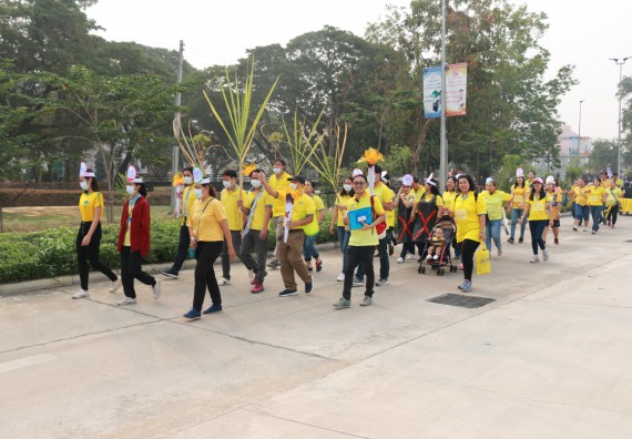 ภาพกิจกรรม  คณะวิทยาศาสตร์และเทคโนโลยี เข้าร่วมงานแข่งขันกีฬา SPORT DAY & NIGHT 
