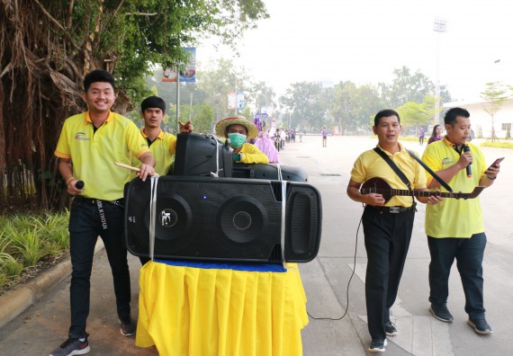 ภาพกิจกรรม  คณะวิทยาศาสตร์และเทคโนโลยี เข้าร่วมงานแข่งขันกีฬา SPORT DAY & NIGHT 