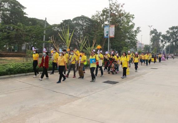 ภาพกิจกรรม  คณะวิทยาศาสตร์และเทคโนโลยี เข้าร่วมงานแข่งขันกีฬา SPORT DAY & NIGHT 