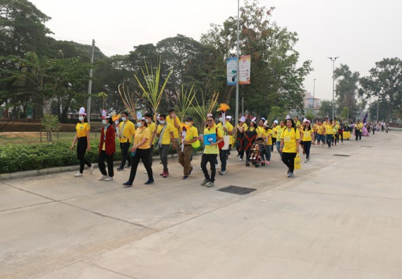 ภาพกิจกรรม  คณะวิทยาศาสตร์และเทคโนโลยี เข้าร่วมงานแข่งขันกีฬา SPORT DAY & NIGHT 