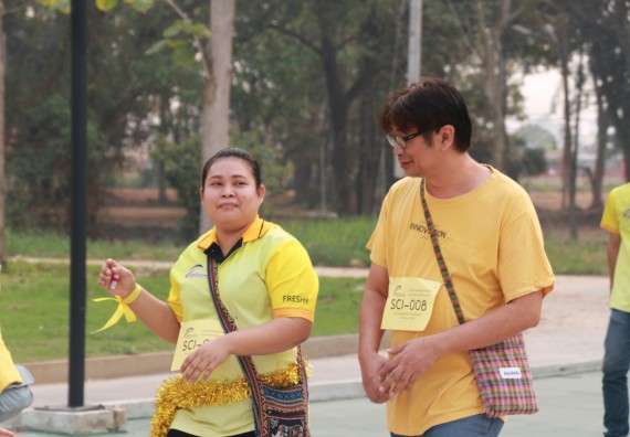 ภาพกิจกรรม  คณะวิทยาศาสตร์และเทคโนโลยี เข้าร่วมงานแข่งขันกีฬา SPORT DAY & NIGHT 