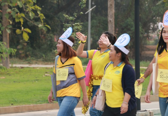 ภาพกิจกรรม  คณะวิทยาศาสตร์และเทคโนโลยี เข้าร่วมงานแข่งขันกีฬา SPORT DAY & NIGHT 