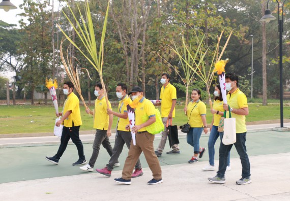 ภาพกิจกรรม  คณะวิทยาศาสตร์และเทคโนโลยี เข้าร่วมงานแข่งขันกีฬา SPORT DAY & NIGHT 