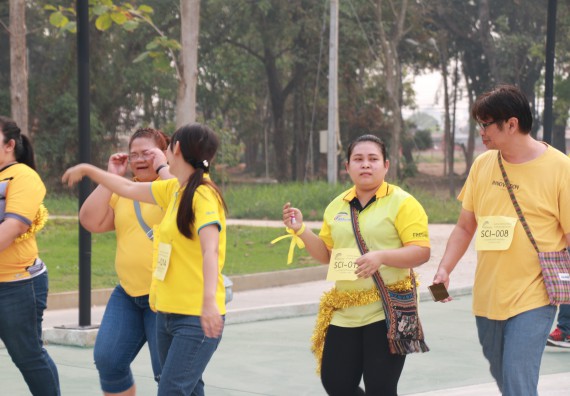 ภาพกิจกรรม  คณะวิทยาศาสตร์และเทคโนโลยี เข้าร่วมงานแข่งขันกีฬา SPORT DAY & NIGHT 