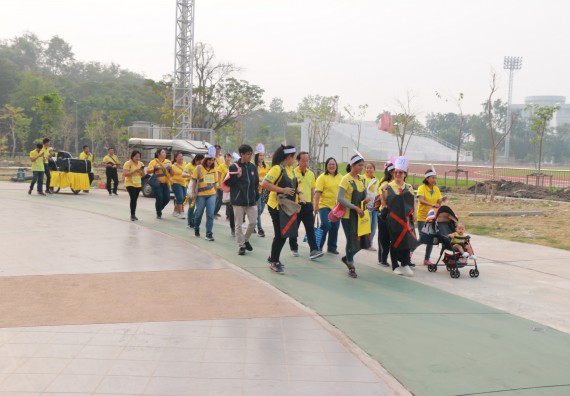 ภาพกิจกรรม  คณะวิทยาศาสตร์และเทคโนโลยี เข้าร่วมงานแข่งขันกีฬา SPORT DAY & NIGHT 