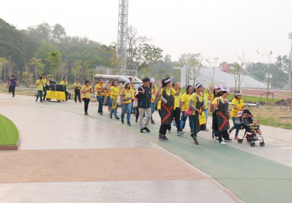 ภาพกิจกรรม  คณะวิทยาศาสตร์และเทคโนโลยี เข้าร่วมงานแข่งขันกีฬา SPORT DAY & NIGHT 