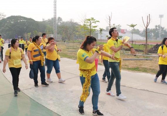 ภาพกิจกรรม  คณะวิทยาศาสตร์และเทคโนโลยี เข้าร่วมงานแข่งขันกีฬา SPORT DAY & NIGHT 