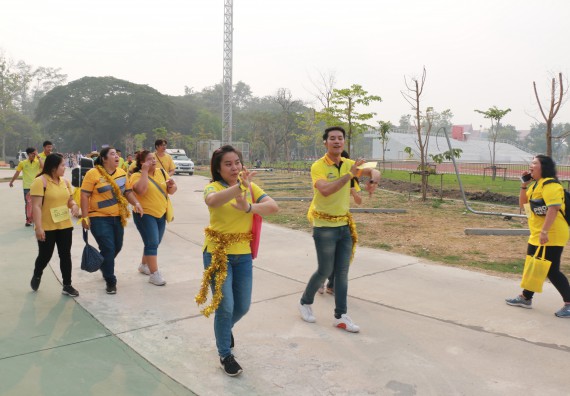 ภาพกิจกรรม  คณะวิทยาศาสตร์และเทคโนโลยี เข้าร่วมงานแข่งขันกีฬา SPORT DAY & NIGHT 