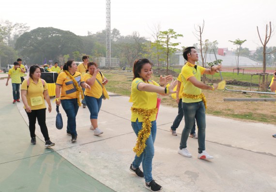 ภาพกิจกรรม  คณะวิทยาศาสตร์และเทคโนโลยี เข้าร่วมงานแข่งขันกีฬา SPORT DAY & NIGHT 