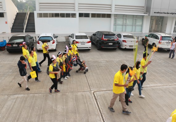 ภาพกิจกรรม  คณะวิทยาศาสตร์และเทคโนโลยี เข้าร่วมงานแข่งขันกีฬา SPORT DAY & NIGHT 