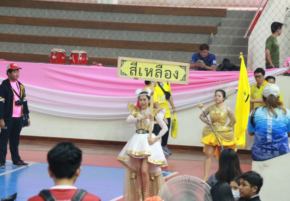 ภาพกิจกรรม  คณะวิทยาศาสตร์และเทคโนโลยี เข้าร่วมงานแข่งขันกีฬา SPORT DAY & NIGHT 