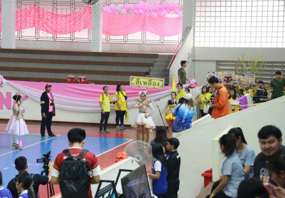 ภาพกิจกรรม  คณะวิทยาศาสตร์และเทคโนโลยี เข้าร่วมงานแข่งขันกีฬา SPORT DAY & NIGHT 